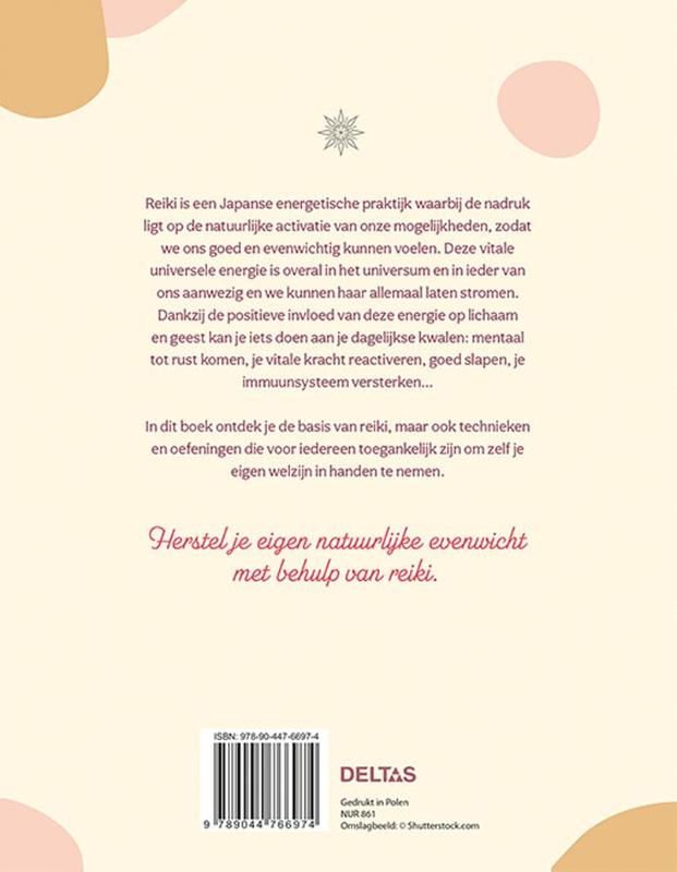 Achterkant van Praktisch handboek Reiki