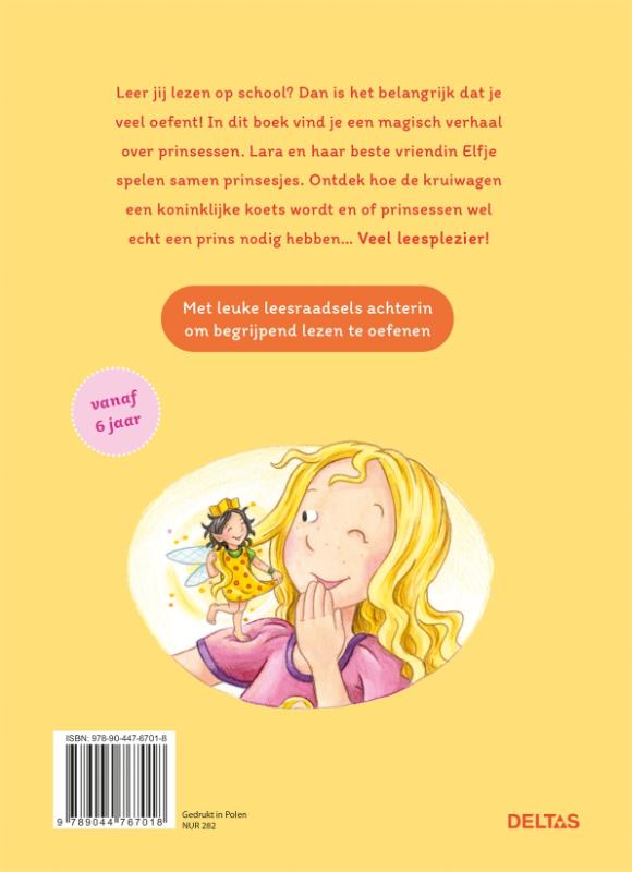 Achterkant van Mijn eerste Prinsessen leesboek