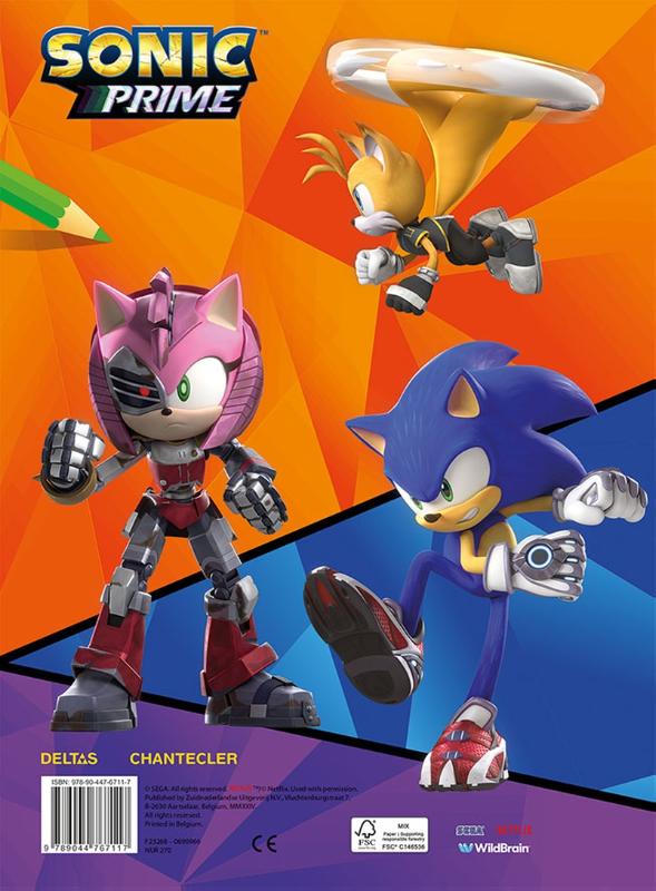 Achterkant van Sonic Prime Color