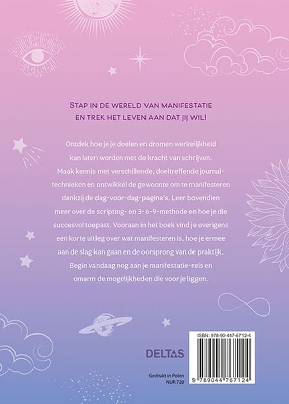 Achterkant van Manifestatie journal