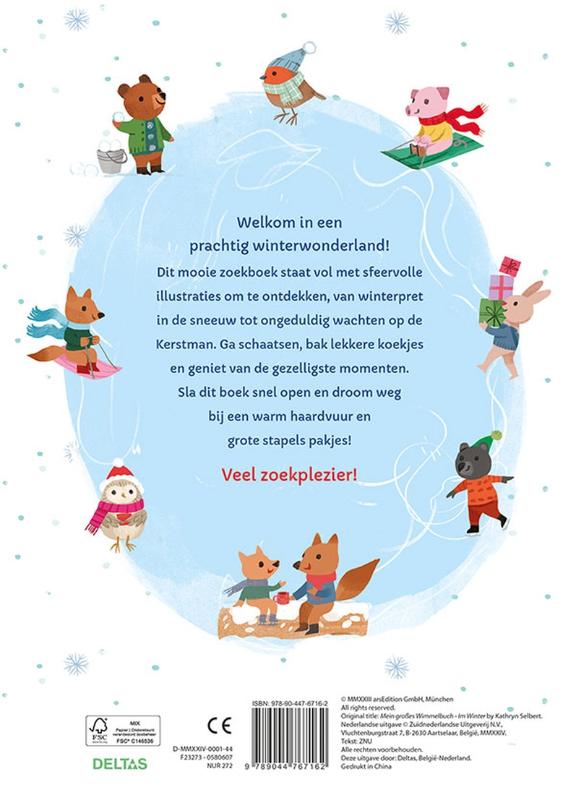 Achterkant van Het grote winterpret zoekboek