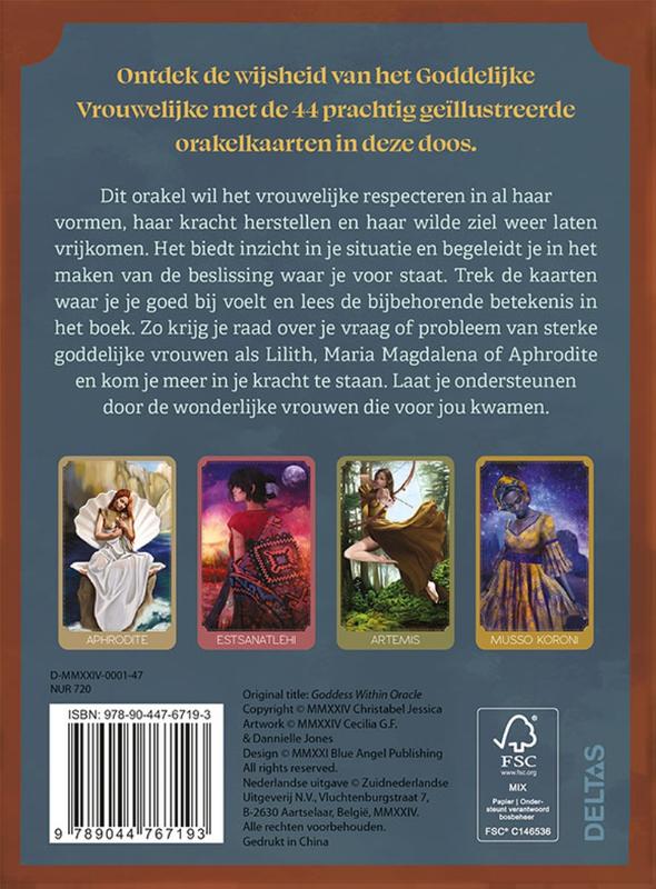 Achterkant van De kracht van je Innerlijke Godin