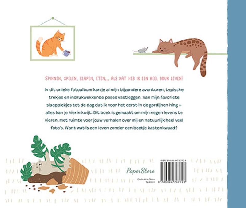 Achterkant van I love my cat album