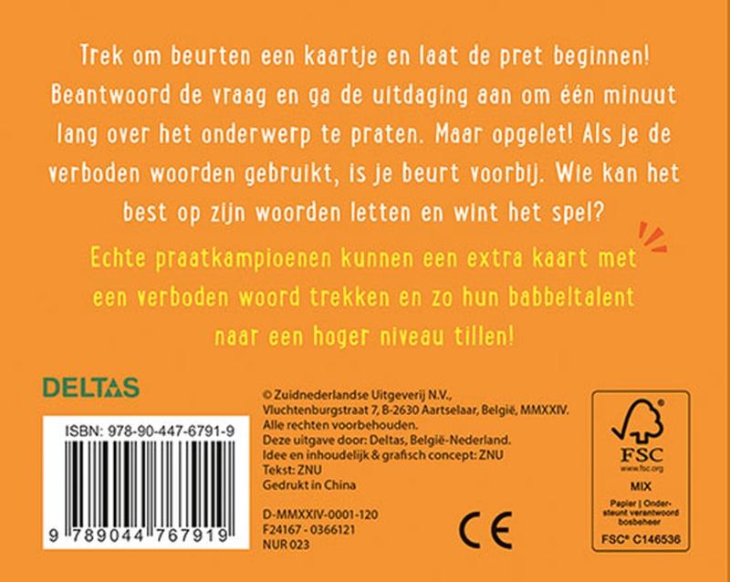 Achterkant van Let op je woorden!