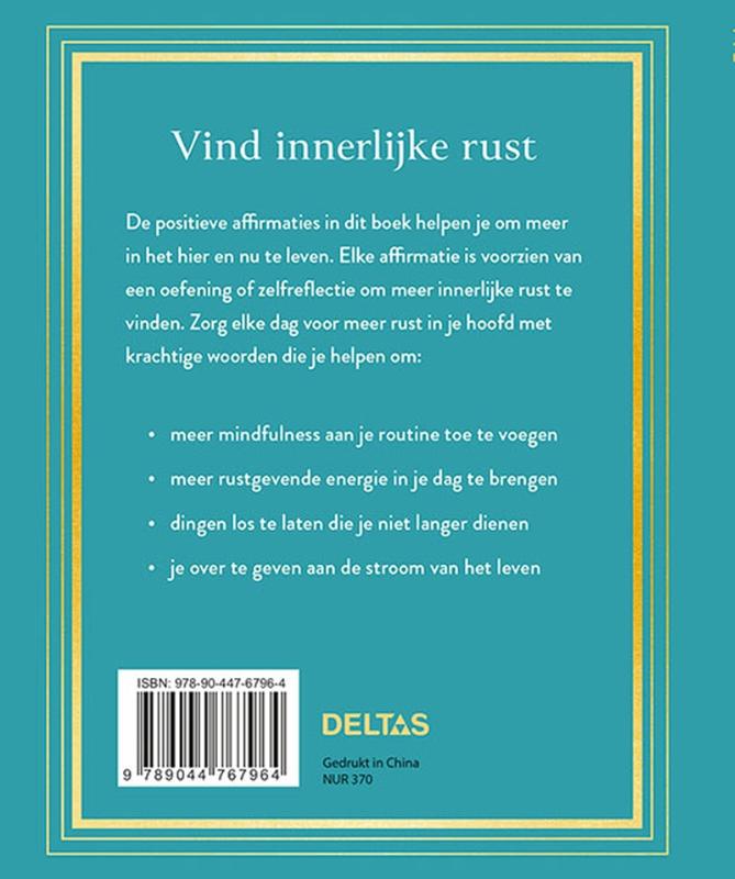 Achterkant van Een moment van Rust