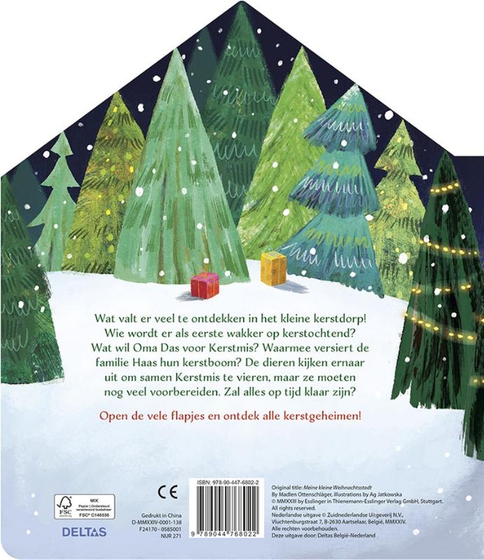 Achterkant van Hoera, het is Kerstmis!