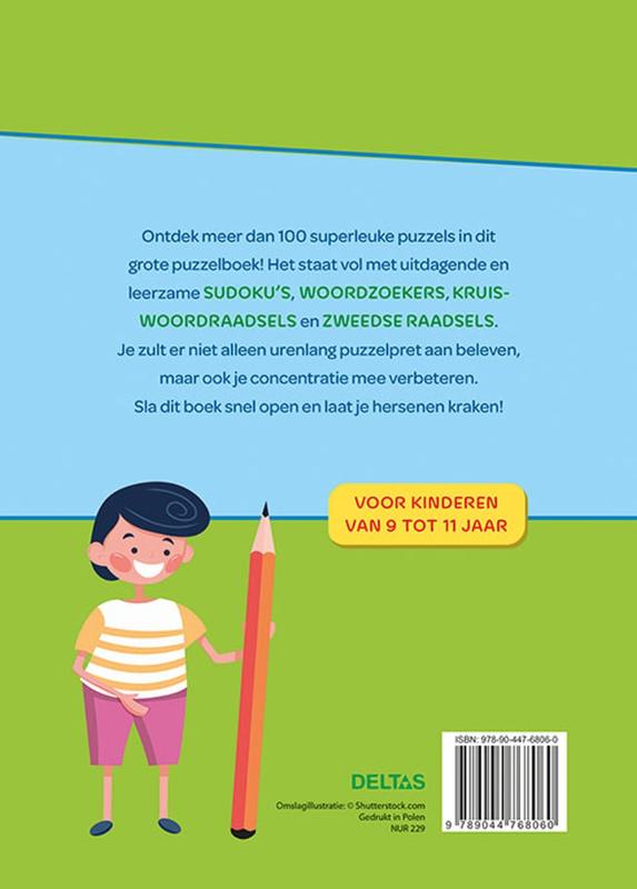 Achterkant van (9-11 j.)