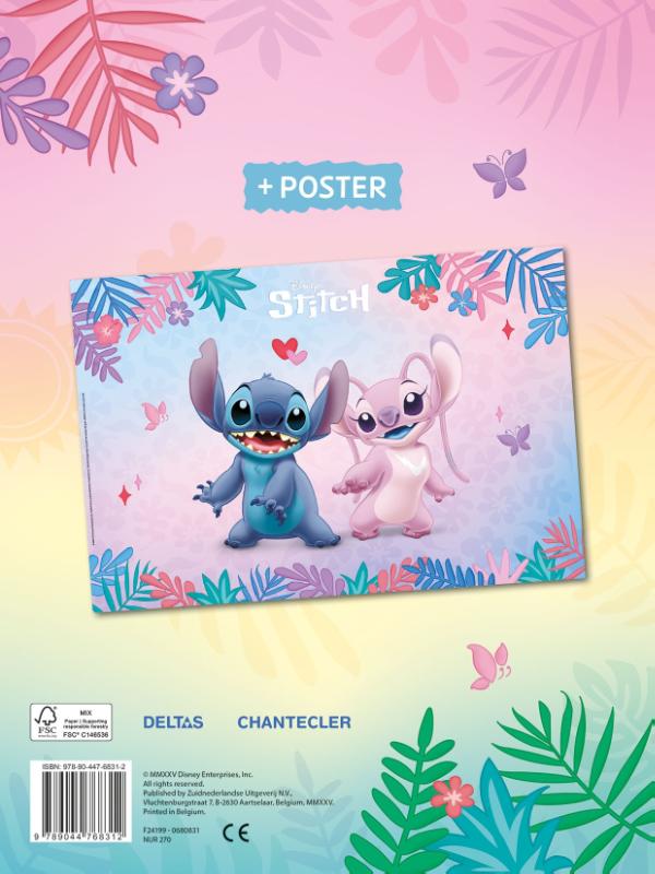 Achterkant van Disney Stitch Viva Colorama