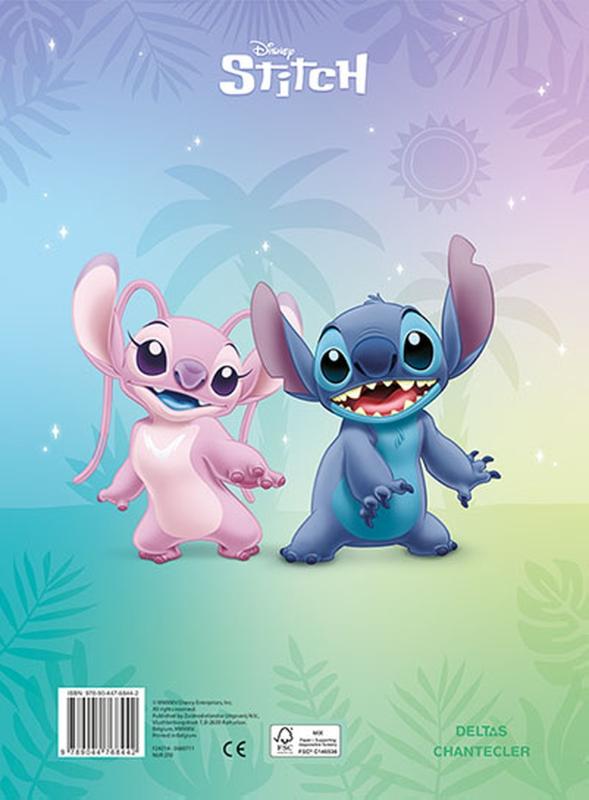 Achterkant van Disney Color Stitch kleurblok / Disney Color Stitch bloc de coloriage