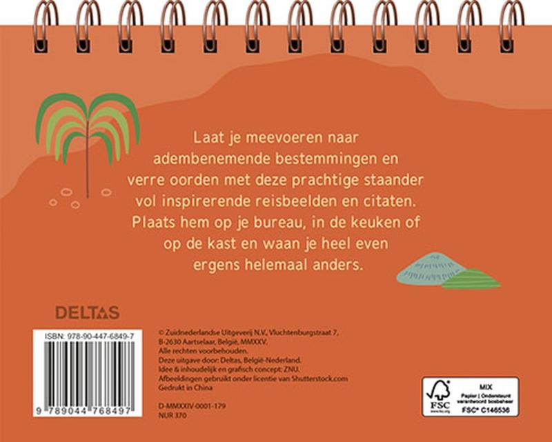 Achterkant van Reis naar geluk