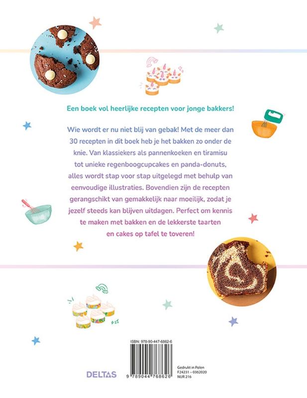 Achterkant van Het superleuke bakboek voor kinderen