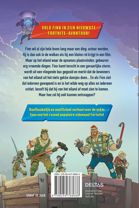 Achterkant van Gevangen op het eiland