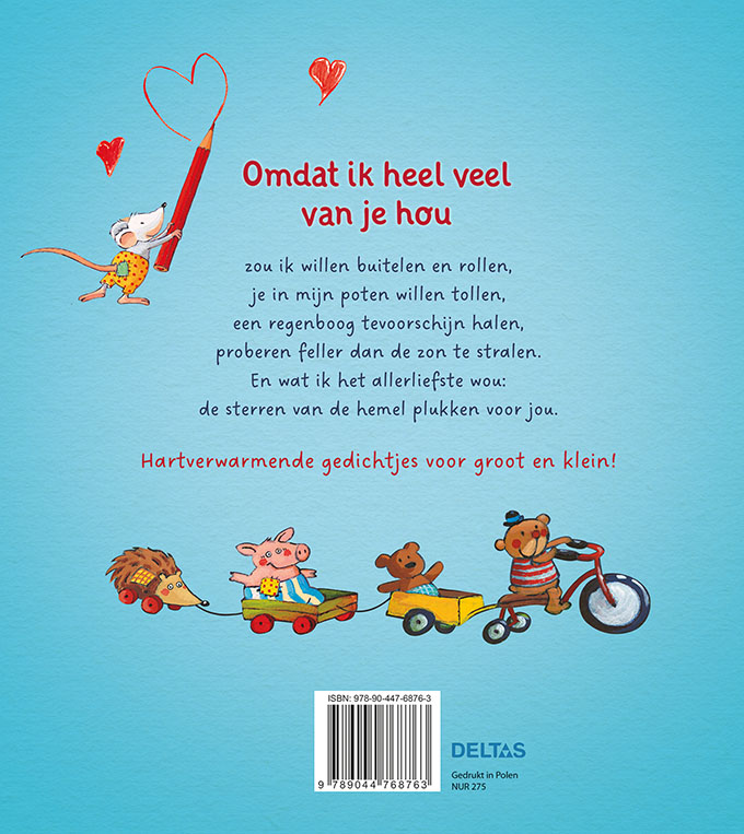 Achterkant van Omdat ik heel veel van je hou