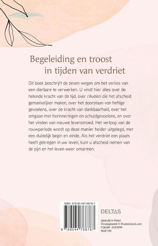 Achterkant van Omgaan met verlies en verdriet
