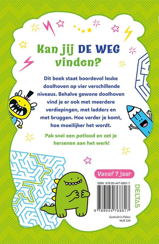 Achterkant van De coolste doolhoven voor kinderen