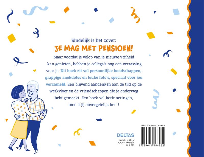 Achterkant van Geniet van je pensioen!