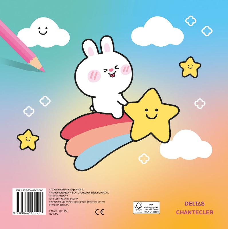 Achterkant van Kawaii Color Fun