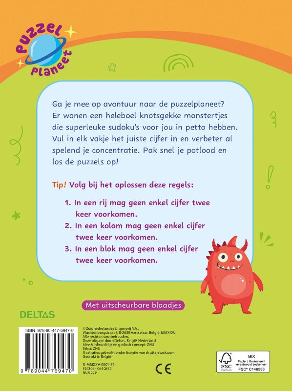 Achterkant van 7-9 jaar