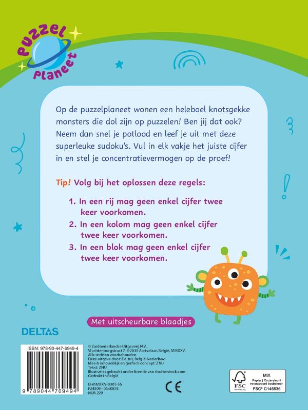 Achterkant van 9-11 jaar