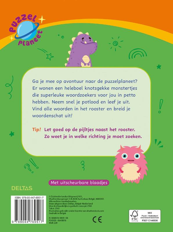 Achterkant van 8-10 jaar