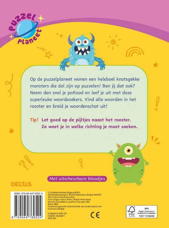 Achterkant van (9-11 jaar