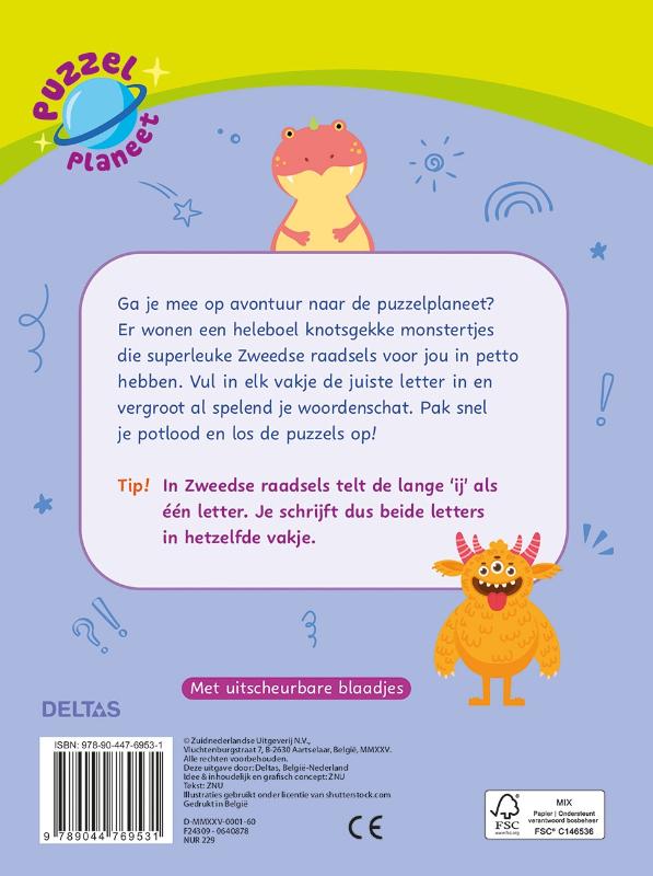 Achterkant van 7-9 jaar