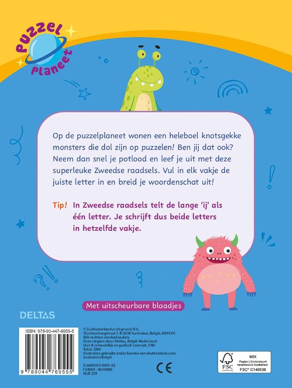 Achterkant van 9-11 jaar