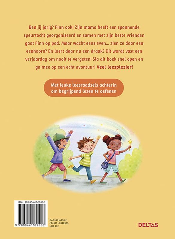 Achterkant van Hoera, ik ben jarig