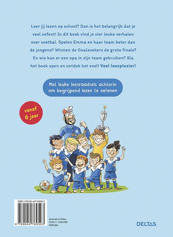 Achterkant van Mijn eerste voetbal leesboek