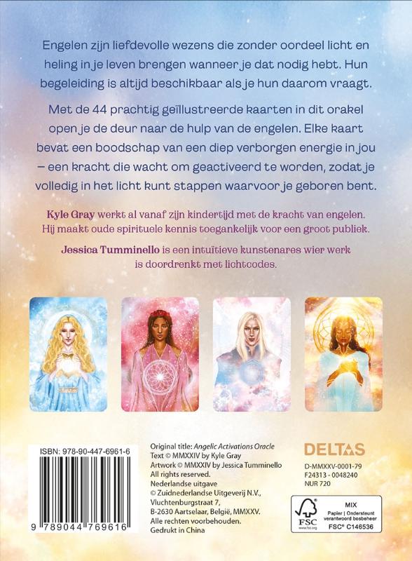 Achterkant van Helende boodschappen van de engelen