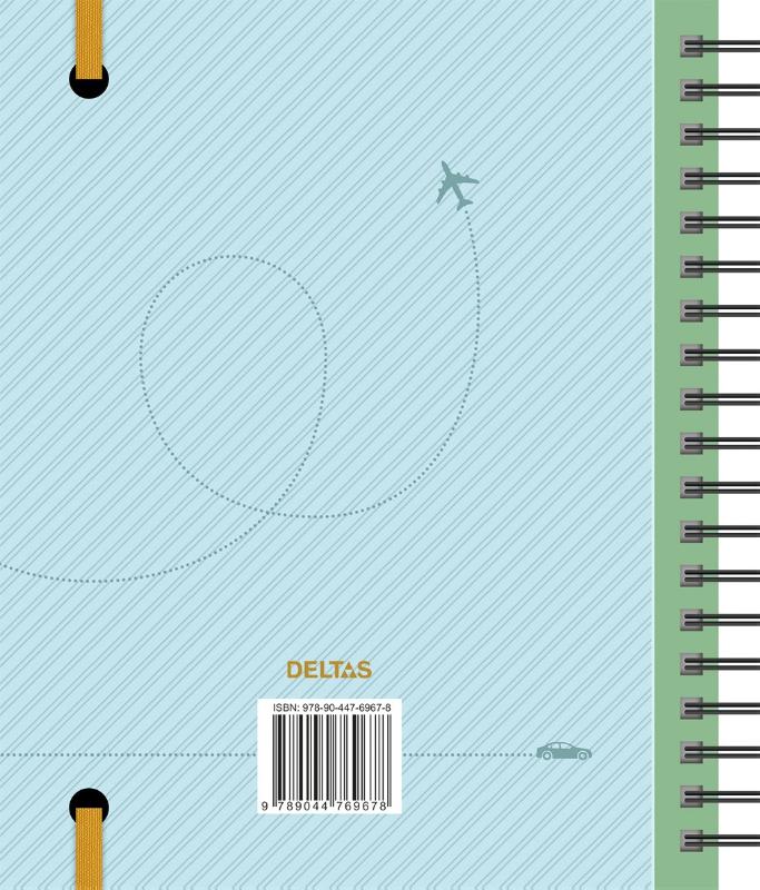 Achterkant van Travel Journal