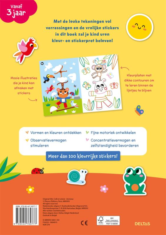 Achterkant van vanaf 3 jaar