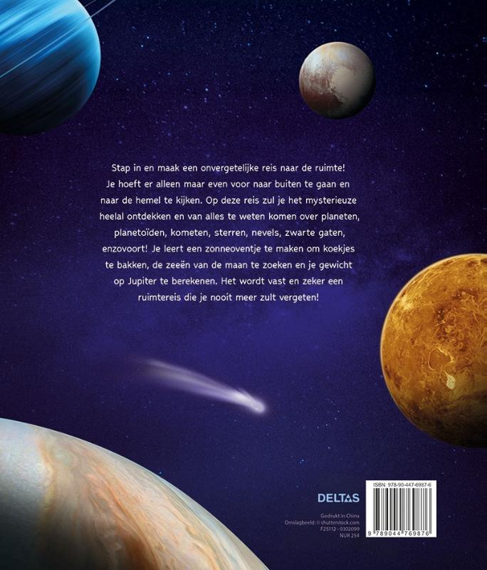 Achterkant van Het grote boek over sterren & planeten