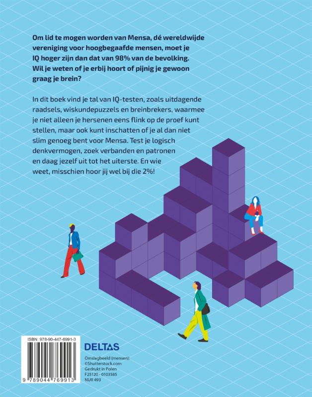 Achterkant van Het ultieme IQ-testen boek