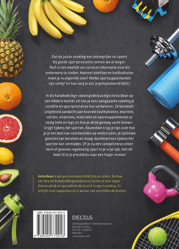 Achterkant van Het ultieme handboek Sportvoeding