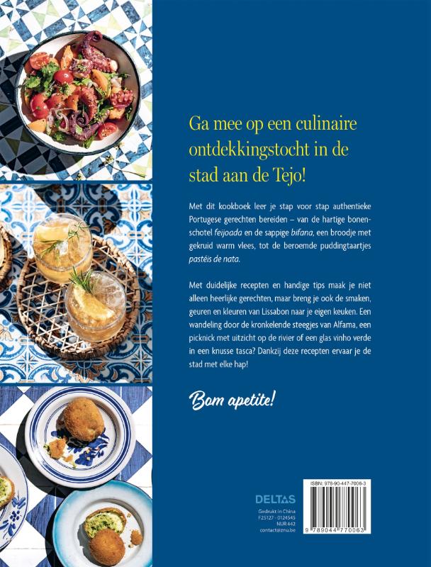 Achterkant van De smaken van Lissabon