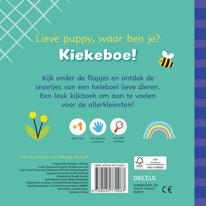 Achterkant van Kiekeboe Lieve puppy