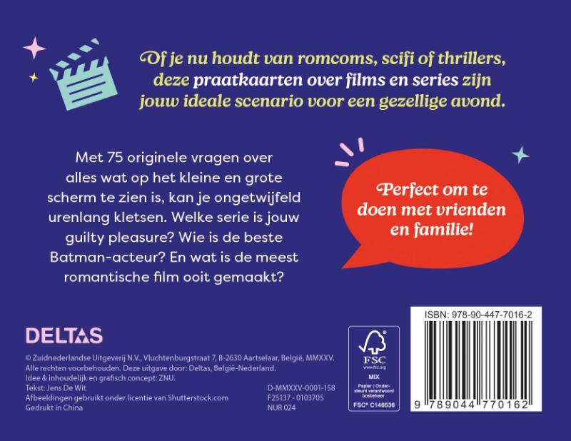 Achterkant van Let's talk about ... Film & TV