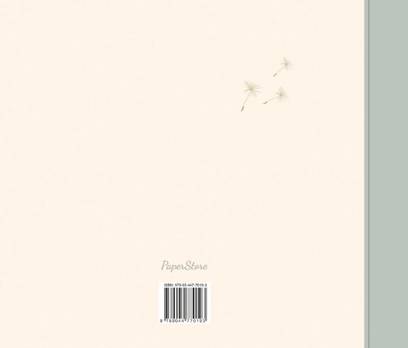 Achterkant van Woorden van troost - condoleanceboek