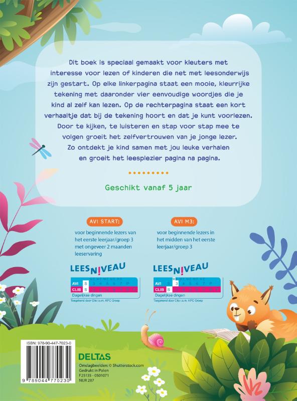 Achterkant van Allereerste leespret