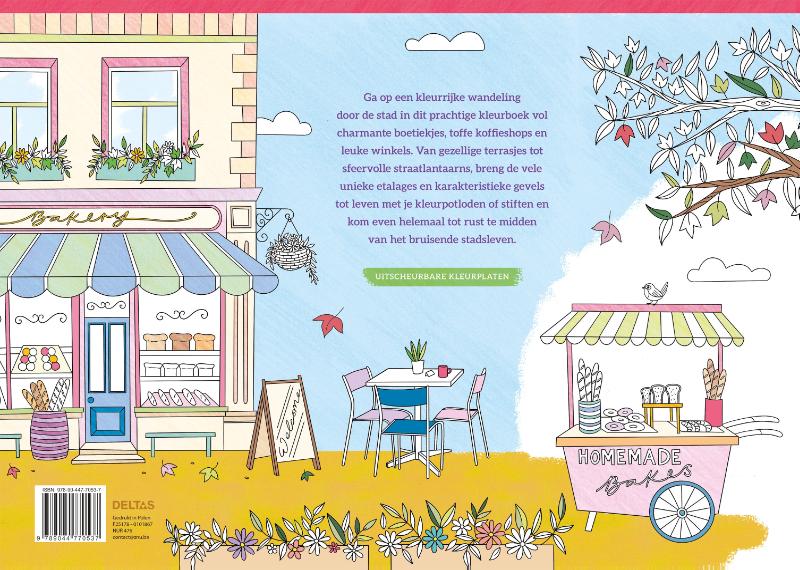Achterkant van Cozy Shops - Kleuren voor volwassenen