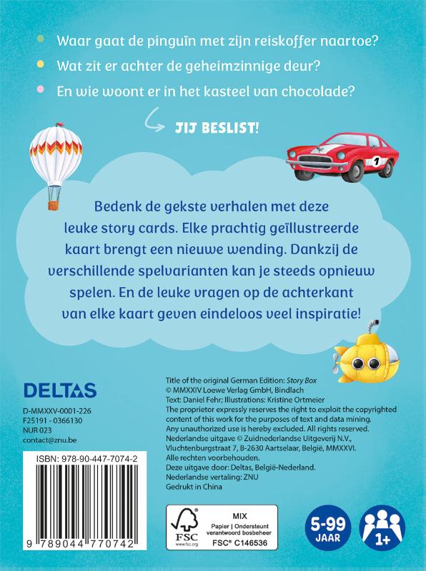 Achterkant van Story Cards