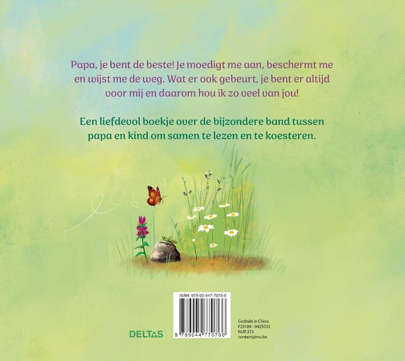 Achterkant van Lieve papa, ik hou van jou!