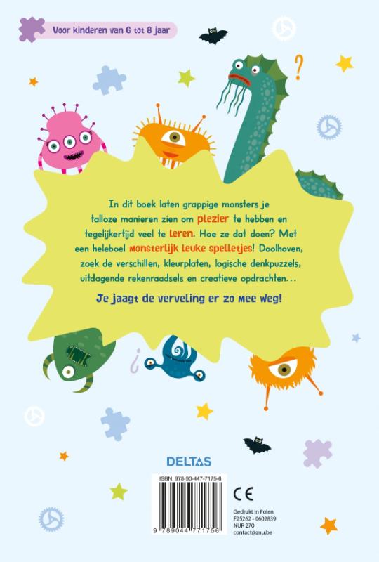 Achterkant van Monsterlijke spelletjes (6-8 j.)