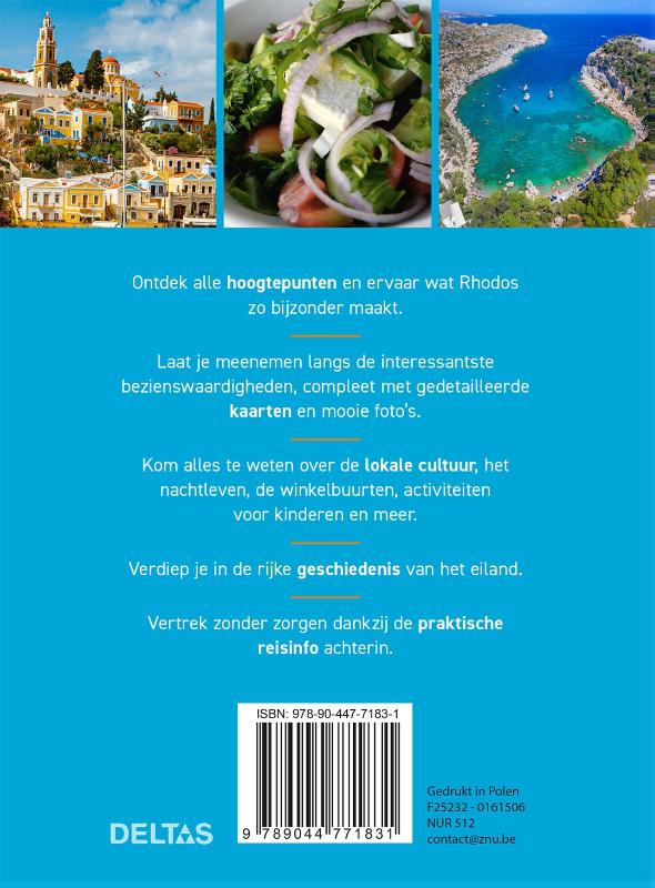 Achterkant van Rhodos