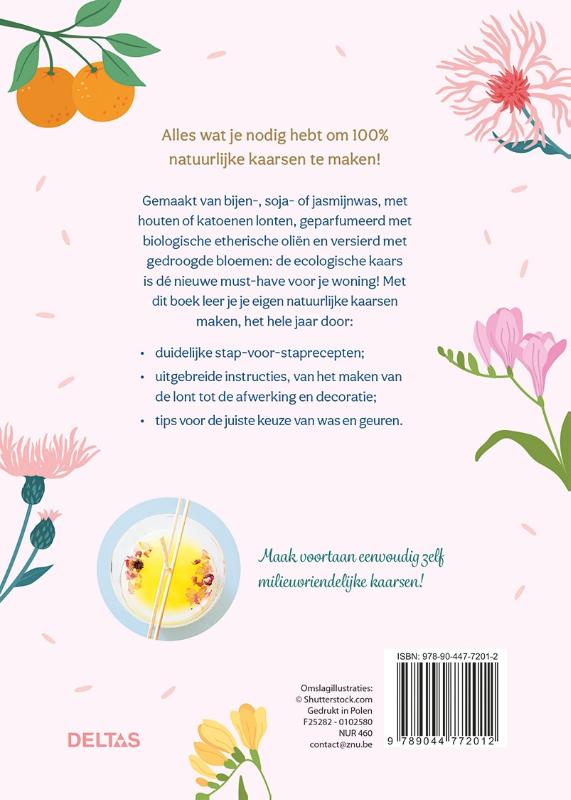 Achterkant van Natuuratelier - Kaarsen zelf maken