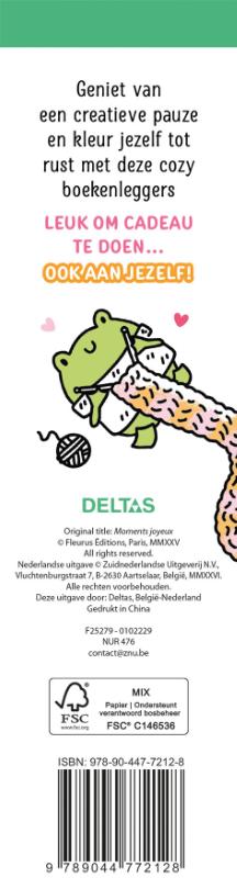 Achterkant van De mooiste kleurboekenleggers om in te kleuren - Cozy Moments