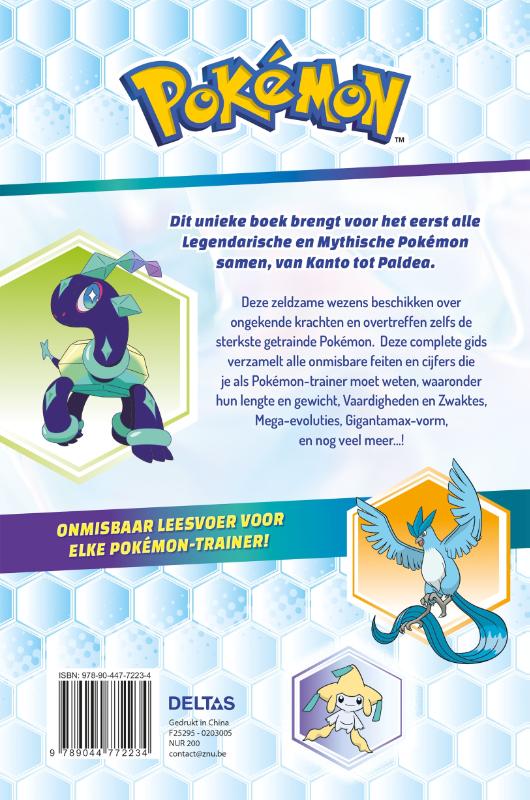 Achterkant van Pokémon Legendarische en mythische Pokémon - De ultieme gids