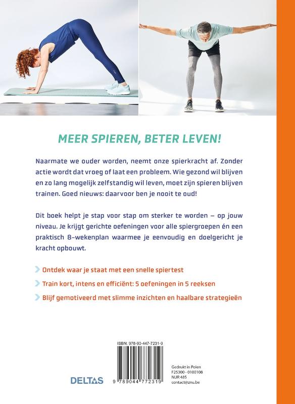 Achterkant van Fit en gezond na je 50