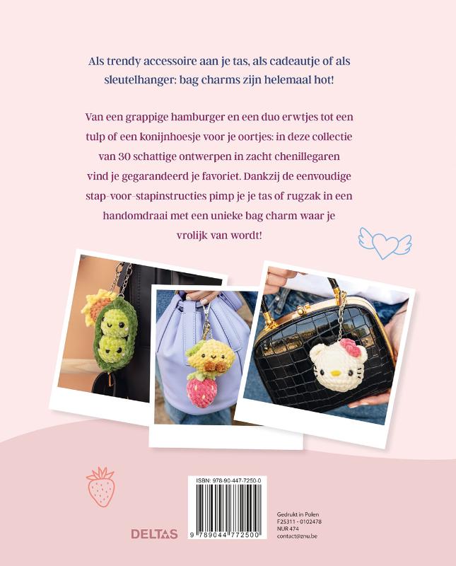 Achterkant van Bag charms haken